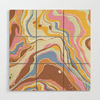 Retro marble #2 Wood Wall Art Gallery Image 1