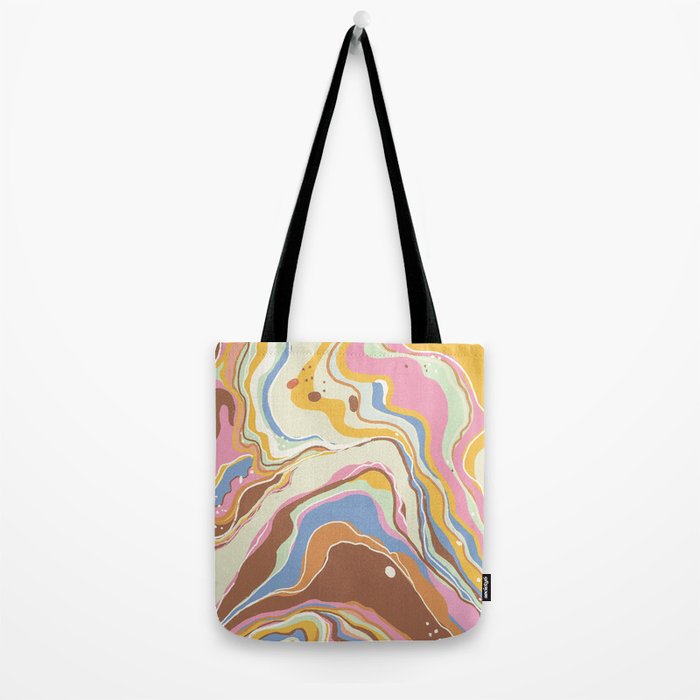 Retro marble #2 Tote Bag Gallery Image 2