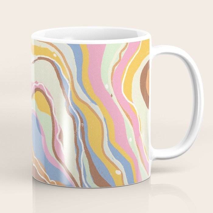 Retro marble #2 Coffee Mug Gallery Image 1