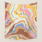 Retro marble #2 Wall Tapestry Gallery Image 4