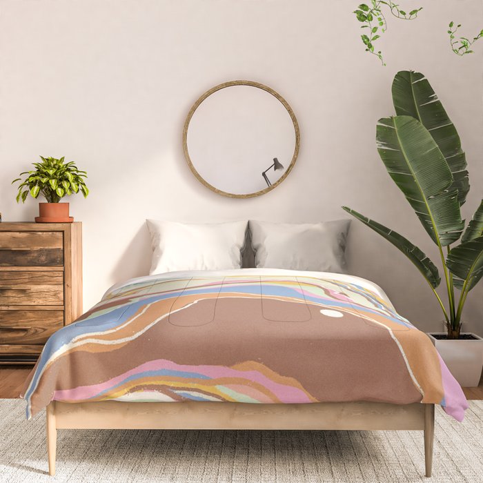 Retro marble #2 Comforter Gallery Image 3