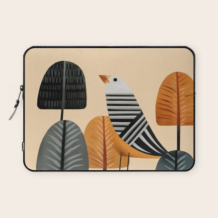 Song in the Autumn Grove Laptop Sleeve Gallery Image 1
