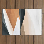 Abstract Art Landscape 15 Outdoor Rug Gallery Image 1