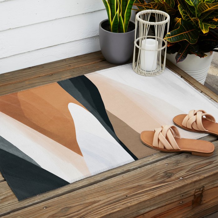 Abstract Art Landscape 15 Outdoor Rug Gallery Image 2