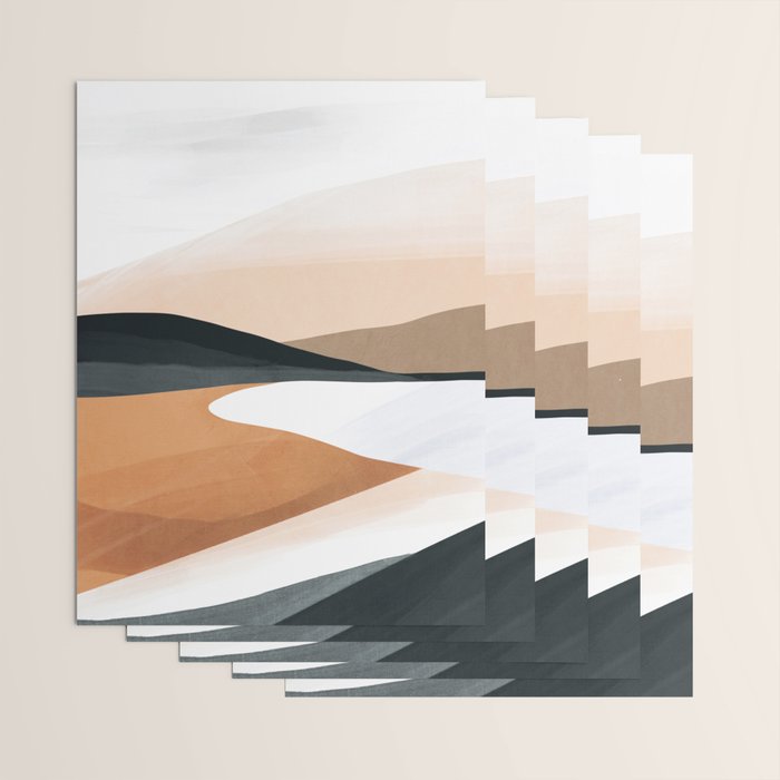 Abstract Art Landscape 15 Wrapping Paper Gallery Image 3