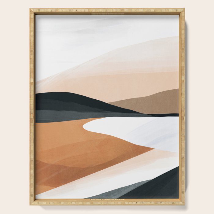 Abstract Art Landscape 15 Serving Tray Gallery Image 1