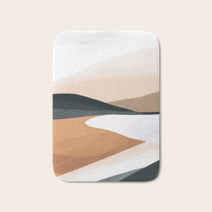 Abstract Art Landscape 15 Bath Mat Gallery Image 1