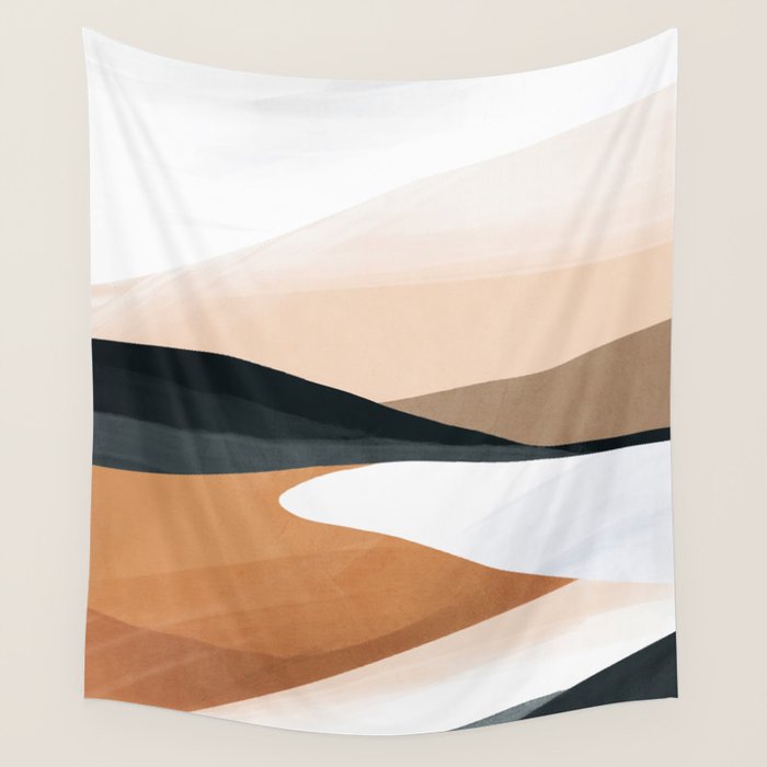 Abstract Art Landscape 15 Wall Tapestry Gallery Image 4