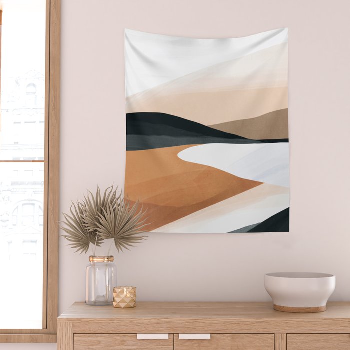 Abstract Art Landscape 15 Wall Tapestry Gallery Image 2