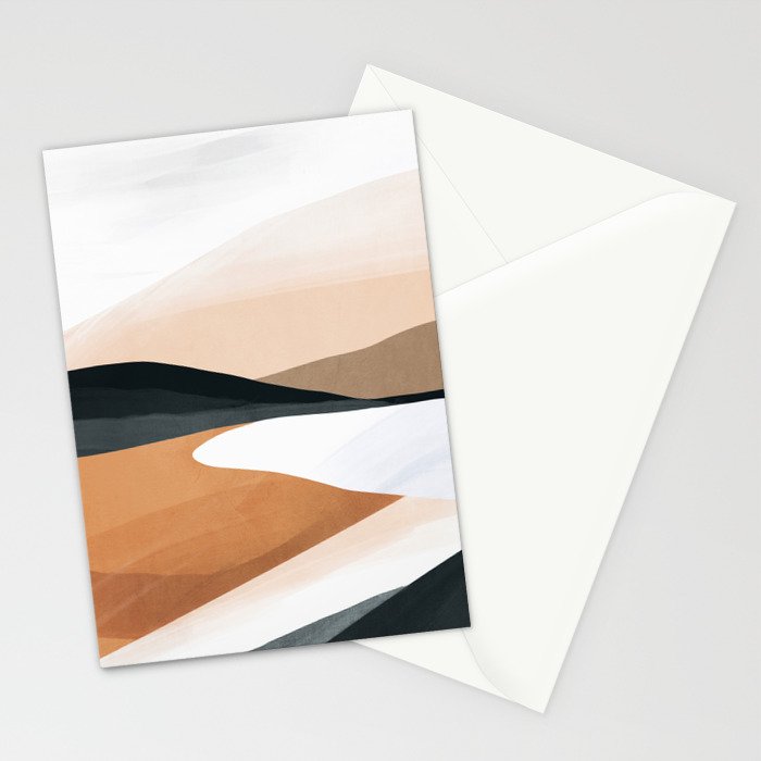 Abstract Art Landscape 15 Stationery Card Gallery Image 2