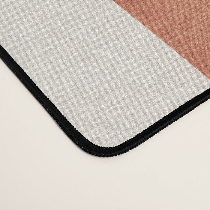 Terracotta Brown Beige Modern Minimalist Artwork Desk Mat Gallery Image 4