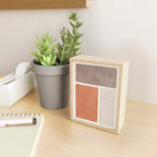 Terracotta Brown Beige Modern Minimalist Artwork Mini Art Print Gallery Image 2
