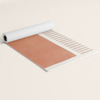 Terracotta Brown Beige Modern Minimalist Artwork Yoga Mat Gallery Image 2