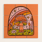 Aries Mushroom Wood Wall Art Gallery Image 1