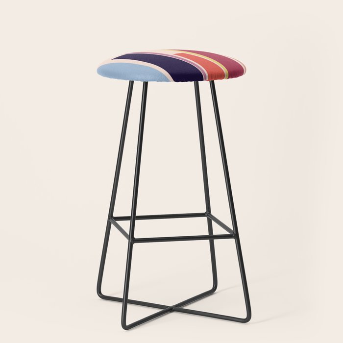 Minimal Geometric Abstraction 101 Stool Gallery Image 1