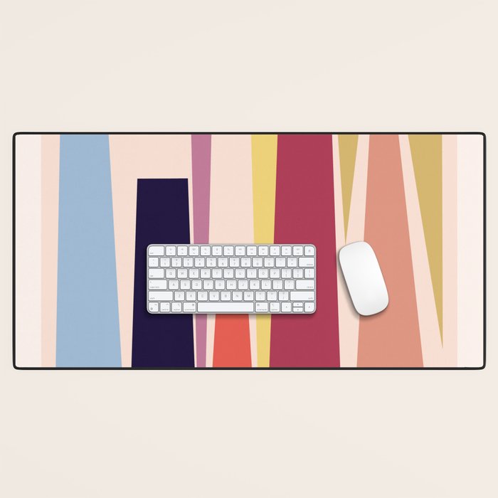 Minimal Geometric Abstraction 101 Desk Mat Gallery Image 1