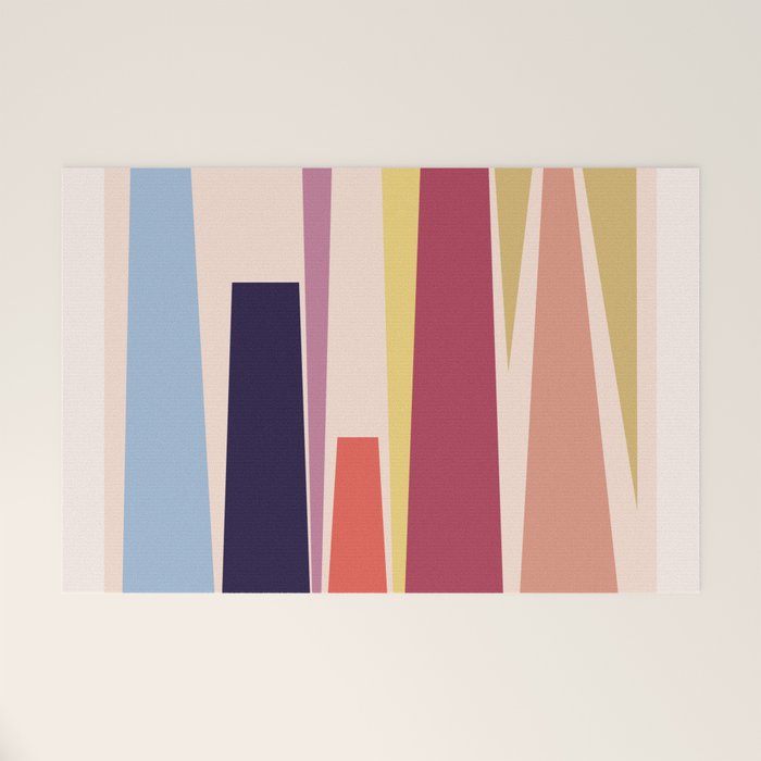 Minimal Geometric Abstraction 101 Welcome Mat Gallery Image 1
