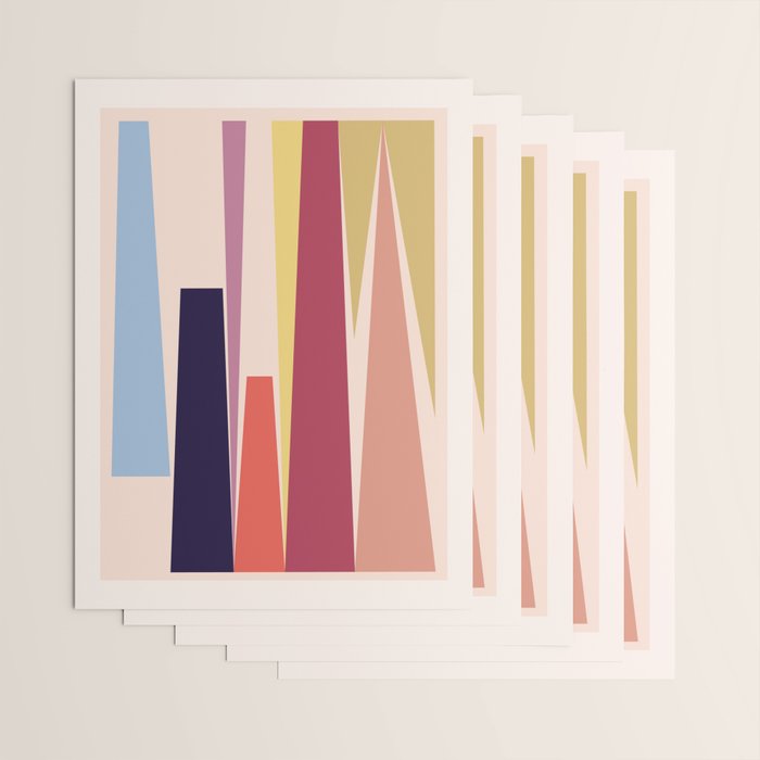 Minimal Geometric Abstraction 101 Wrapping Paper Gallery Image 3
