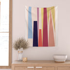 Minimal Geometric Abstraction 101 Wall Tapestry Gallery Image 2