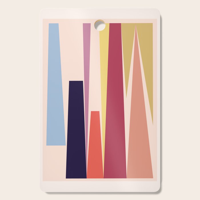 Minimal Geometric Abstraction 101 Cutting Board Gallery Image 1