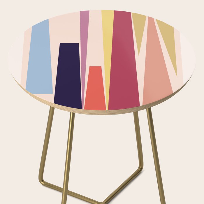Minimal Geometric Abstraction 101 Side Table Gallery Image 2