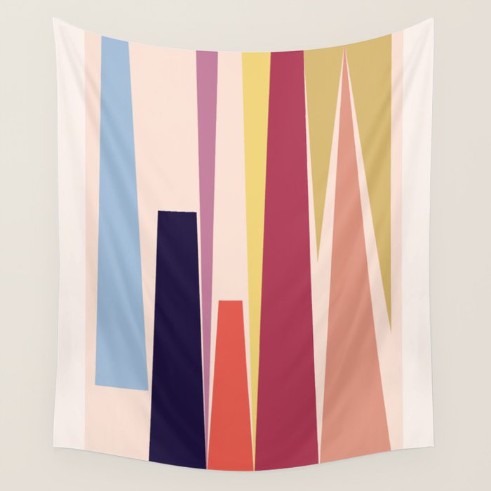 Minimal Geometric Abstraction 101 Wall Tapestry Gallery Image 4