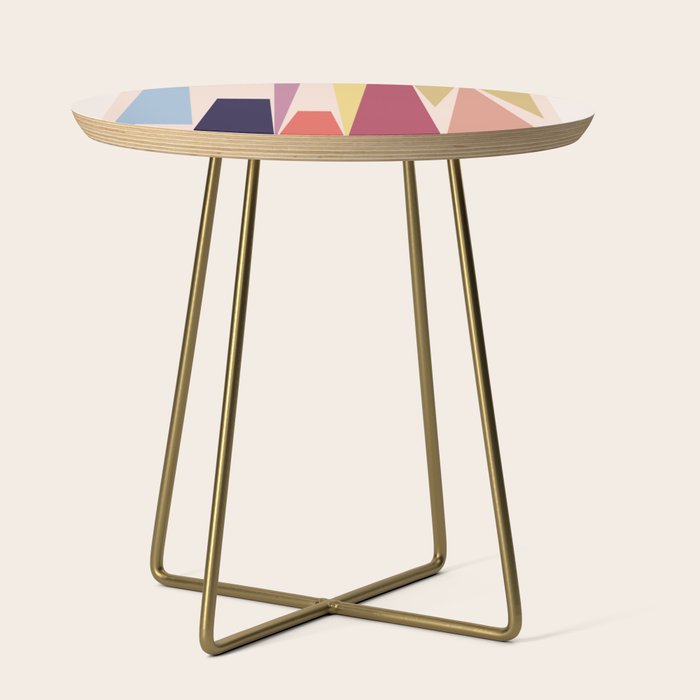 Minimal Geometric Abstraction 101 Side Table Gallery Image 1
