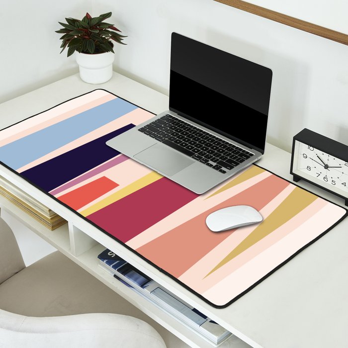 Minimal Geometric Abstraction 101 Desk Mat Gallery Image 2