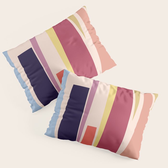 Minimal Geometric Abstraction 101 Pillow Sham Gallery Image 1