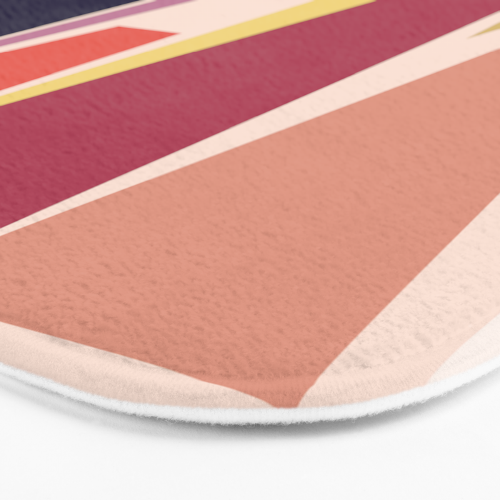 Minimal Geometric Abstraction 101 Bath Mat Gallery Image 3