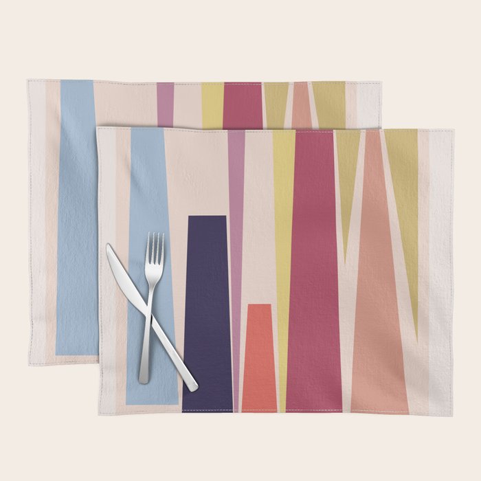 Minimal Geometric Abstraction 101 Placemat Gallery Image 1