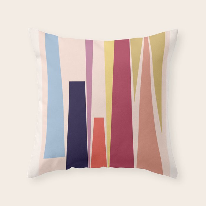 Minimal Geometric Abstraction 101 Throw Pillow Gallery Image 6