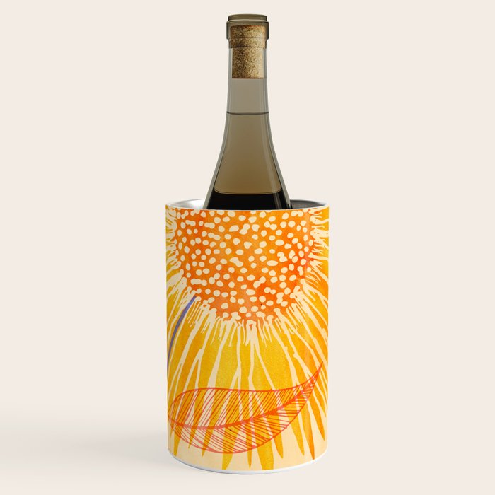 Tuesday Afternoon Sunflowers Still Life Wine Chiller Gallery Image 3