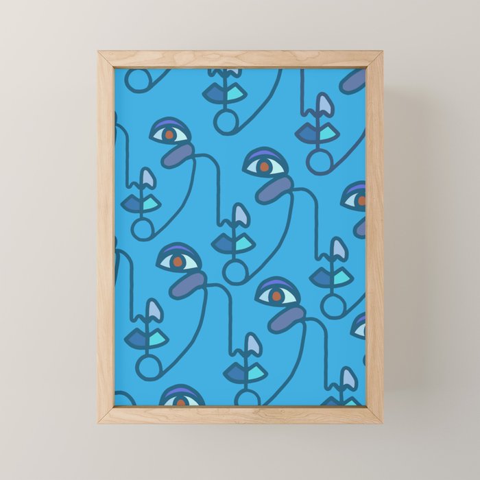 Multi Faced Sea Glass Mini Art Print Gallery Image 1