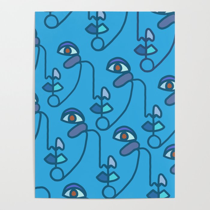 Multi Faced Sea Glass Poster Gallery Image 4