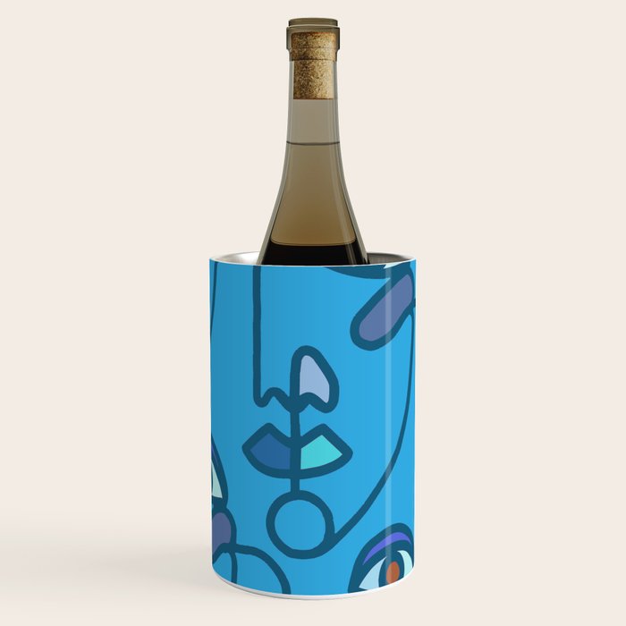 Multi Faced Sea Glass Wine Chiller Gallery Image 1