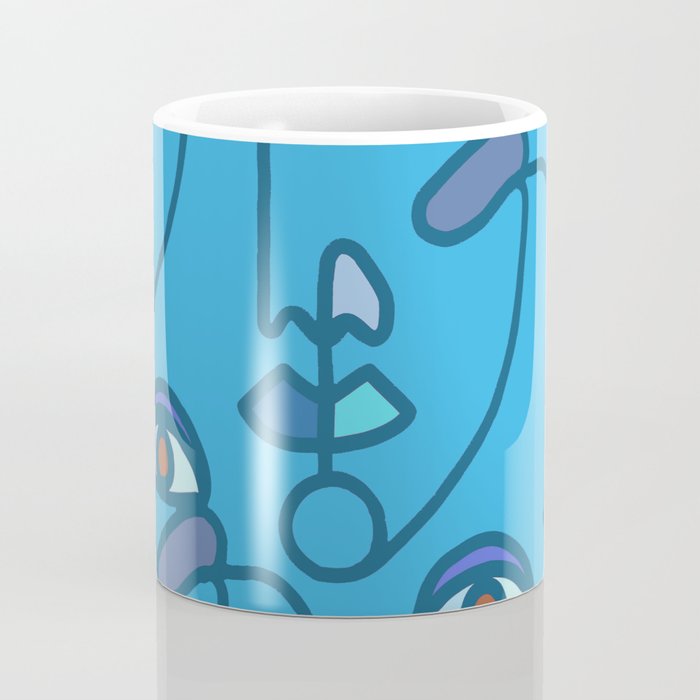 Multi Faced Sea Glass Coffee Mug Gallery Image 4