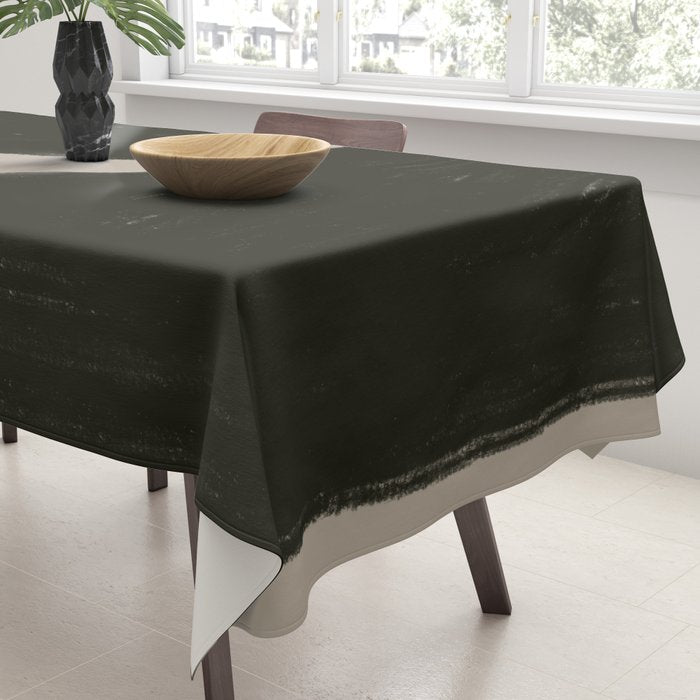 Black Geometric Shapes Tablecloth Gallery Image 3
