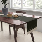 Black Geometric Shapes Table Runner Gallery Image 2