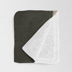 Black Geometric Shapes Throw Blanket Gallery Image 3