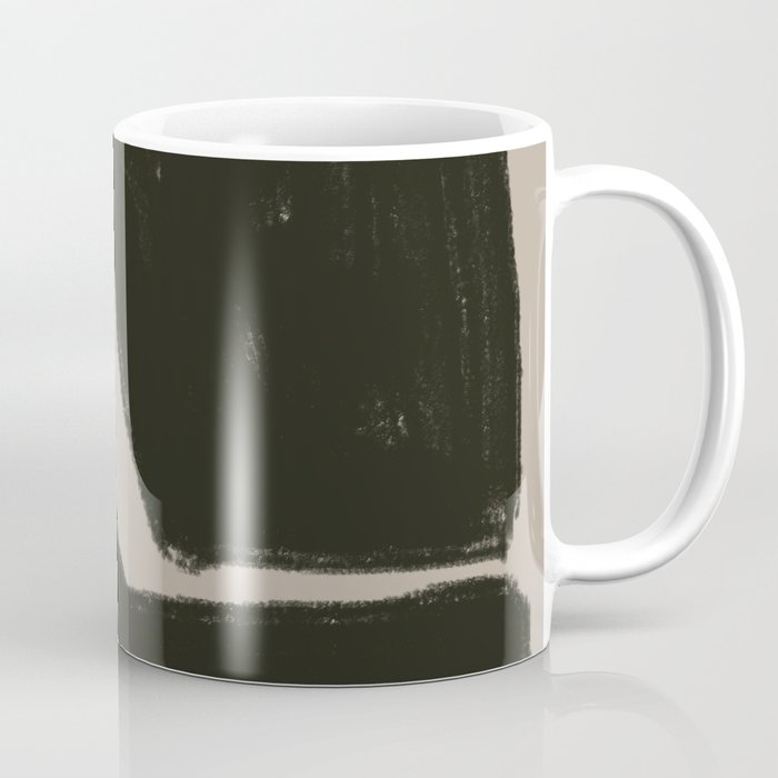Black Geometric Shapes Coffee Mug Gallery Image 1