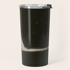 Black Geometric Shapes Travel Mug Gallery Image 2