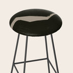 Black Geometric Shapes Stool Gallery Image 2