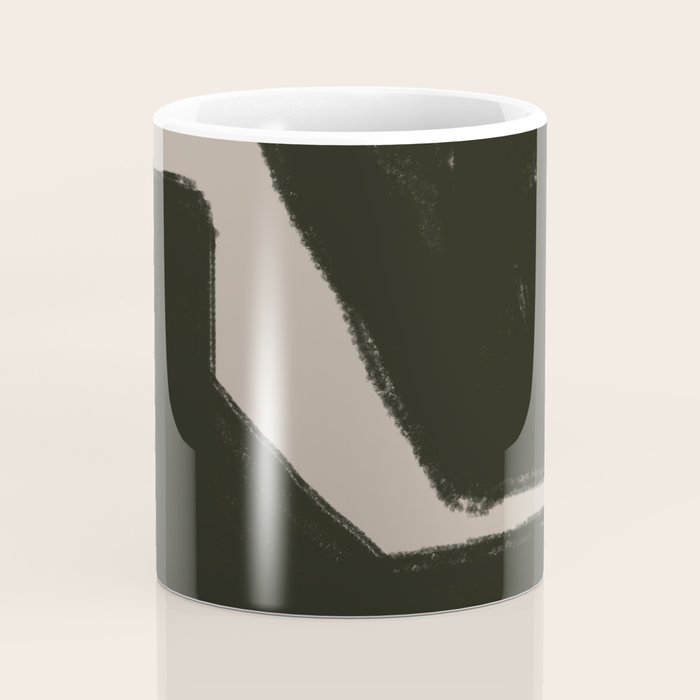 Black Geometric Shapes Coffee Mug Gallery Image 4