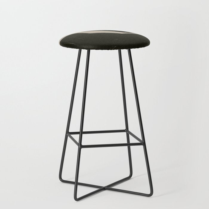 Black Geometric Shapes Stool Gallery Image 1