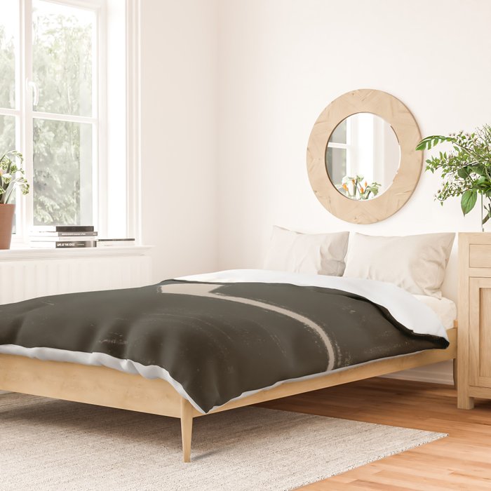 Black Geometric Shapes Duvet Cover Gallery Image 2