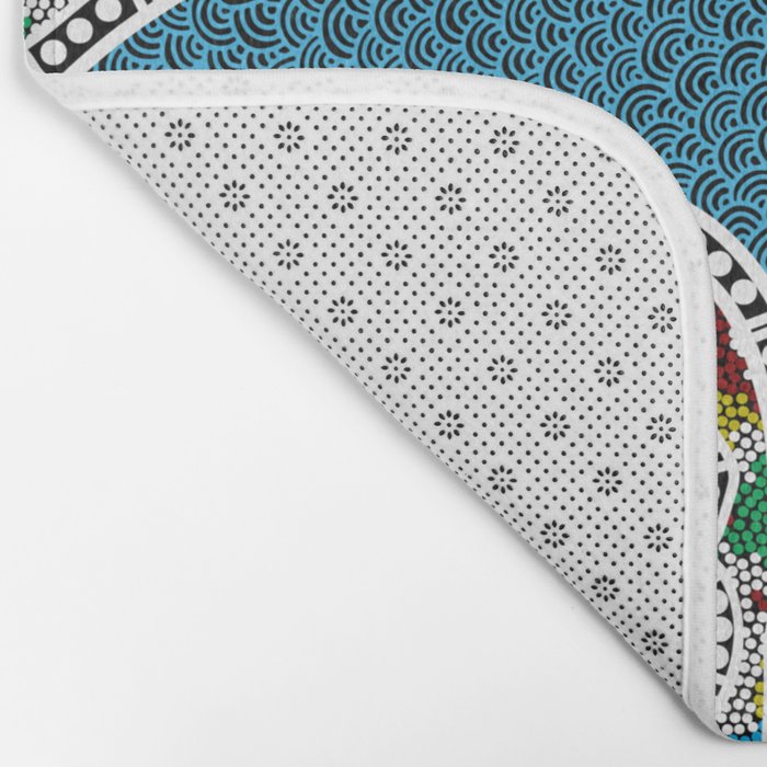 Authentic Aboriginal Art -  Bath Mat Gallery Image 2