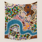Authentic Aboriginal Art -  Wall Tapestry Gallery Image 4