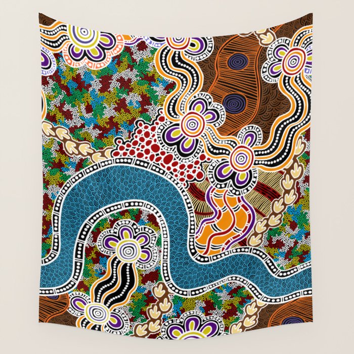 Authentic Aboriginal Art -  Wall Tapestry Gallery Image 4