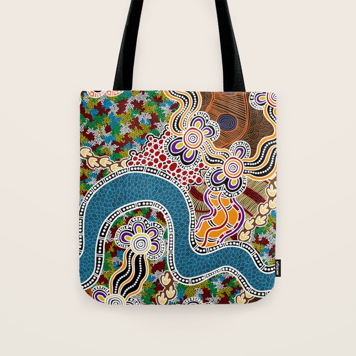 Authentic Aboriginal Art -  Tote Bag Gallery Image 1